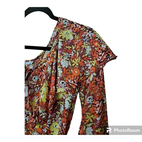 Free People Intimately Say It To Me Bodysuit in Red Sienna Comb NWT - Picture 5 of 12